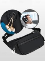 Men's Waterproof Fanny Bag Waist Bag with Reflective Strips - Image 4