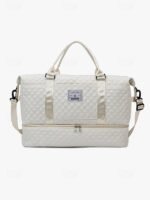 Women's Polyester Quilted Duffel Bag Set, Multiple Colors, - Image 5