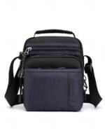Men's Water-Resistant Nylon Crossbody Messenger Bag –