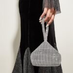 Women's Rhinestone Wristlet Evening Bag – Sparkly Crystal - Image 4