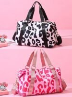 Women's Waterproof Leopard Print Travel Duffel Bag – - Image 13