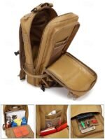 Men's Outdoor Multi-compartment Tactical Backpack with - Image 6