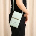 Women's Pink Multi - Zipper Crossbody Phone Bag, Compact - Image 7