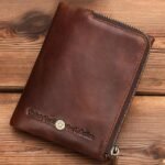 Men's RFID Blocking Cowhide Leather Bifold Wallet with