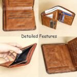 Women's RFID Blocking Faux Leather Wallet – Large - Image 23