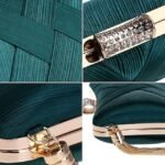 Women's Clutch Evening Bag Wristlet Clutch Bags Silk Party - Image 11