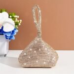 Women's Rhinestone Wristlet Evening Bag – Sparkly Crystal