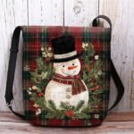 Women's Christmas Snowman Crossbody Bag -  Snowman and - Image 12