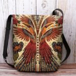 Women's Vintage Phoenix Print Crossbody Bag – Boho
