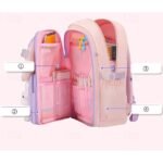 Kids and Teen Girls' Kawaii Backpack – Pastel Cartoon - Image 3