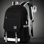 Boys' Luminous School Backpack with USB Charging Port and - Image 9