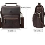 4Pcs Men's Crossbody Bag Shoulder Bag Messenger Bag Nappa - Image 5