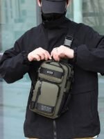 Men's Tactical Crossbody Chest Bag - Waterproof - Image 12