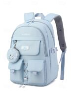 Waterproof Teen Girls Backpack with Pendant Coin Purse - Fashion - Image 16