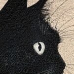 Women's Black Cat Print Crossbody Bag – Stylish Casual - Image 5