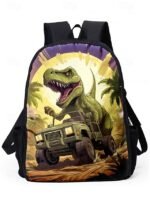 Kids' 3-Piece Dinosaur Backpack Set with Lunch Bag and - Image 17