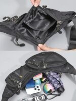 Men's Waterproof Nylon Sling Bag Crossbody Bag – - Image 7