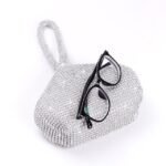 Women's Rhinestone Wristlet Evening Bag – Sparkly Crystal - Image 7