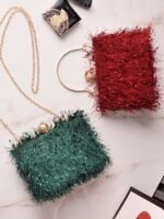 Women's Christmas Party Handbag – Elegant Red & Green - Image 7