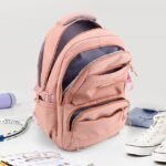 Girls' Large Capacity School Backpack with Luggage Strap - Image 4