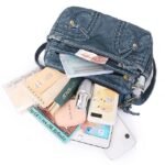 Women's Vintage Brown Faux Leather Shoulder Bag – Boho - Image 2