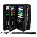 Women's RFID Blocking Faux Leather Wallet – Large - Image 11