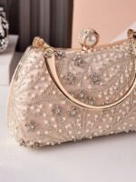 Women's Polyester Clutch Bag with Sequin and Bead - Image 12