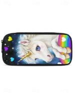 Girls'3-Piece Unicorn Backpack Set with Lunch Bag and - Image 12