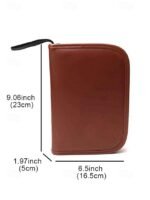 Portable Golf Accessories Organizer – Leather Travel Case with - Image 9