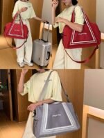 Women's Stylish Sporty Travel Tote Bag with Sneaker - Image 9