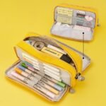 Large Capacity Pink Pencil Case Organizer – Multi-Layer Zipper - Image 10