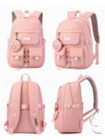 Waterproof Teen Girls Backpack with Pendant Coin Purse - Fashion - Image 8