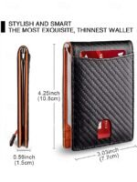 Men's RFID-Blocking Wallet – Premium Cowhide Leather with - Image 8