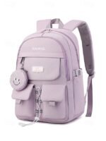 Waterproof Teen Girls Backpack with Pendant Coin Purse - Fashion - Image 17