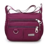 Women's Navy Blue Nylon Crossbody Messenger Bag – Durable - Image 7