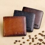Men's RFID Blocking Bifold Wallet, Genuine Leather Slim - Image 2