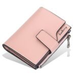 Women's Purple Faux Leather Bifold Wallet – Stylish - Image 13