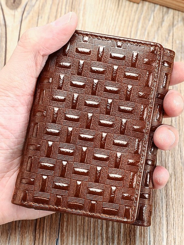 rmshcx1736476829388 RFID Blocking Genuine Leather Wallet for Men – Trifold Design - Image 1