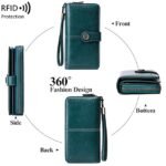 Women's RFID Blocking Faux Leather Wallet – Large - Image 3