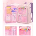 Kids and Teen Girls' Kawaii Backpack – Pastel Cartoon - Image 2