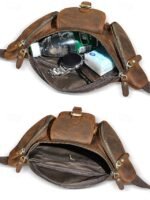 Men's Genuine Leather Fanny Pack, Top-Grain Leather - Image 9