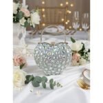 Women's Heart-Shaped Evening Clutch - Elegant Blue