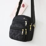 Women's Quilted Nylon Crossbody Bag – Lightweight - Image 9