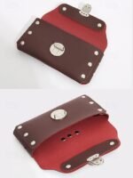 Men's Faux Leather Belted Mobile Waist Bag with Secure Lock - Image 7