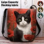 Women's Fashionable Cat Tote Bag - Perfect for Cat Lovers - Image 9