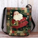 Women's Christmas Crossbody Bag - Polyester Velvet - Image 13