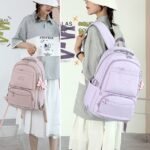 Girls' Large Capacity School Backpack with Luggage Strap - Image 2