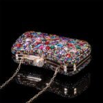 Women's Multicolor Crystal Evening Clutch – Luxury - Image 3