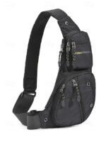 Men's Waterproof Nylon Sling Bag Crossbody Bag – - Image 12