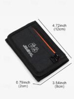 Men's Canvas Trifold Wallet with Multiple Card Slots, - Image 9